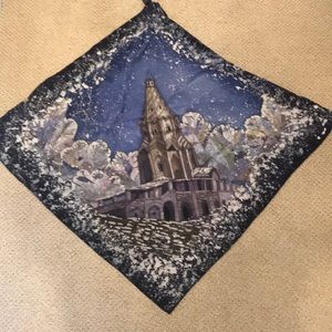 Batik style hand made scarf